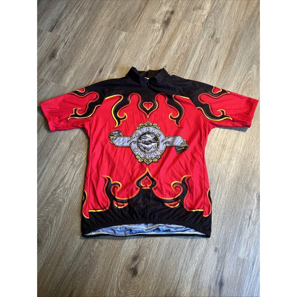 Cycle Oregon 17 Cycling Jersey - Mens Large Sisters La Pine Crater Lake 2007